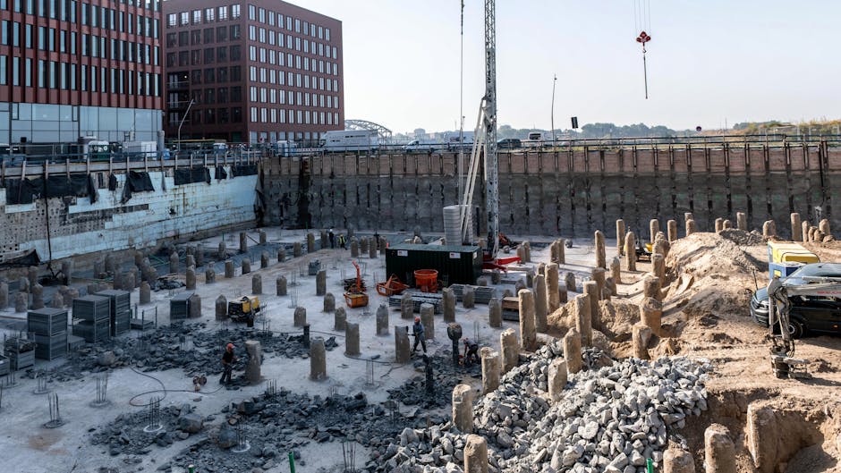Profesjonalny sprzęt wiertniczy wykorzystywany przez firmę Lider Odwiertów do wykonywania prac fundamentowych